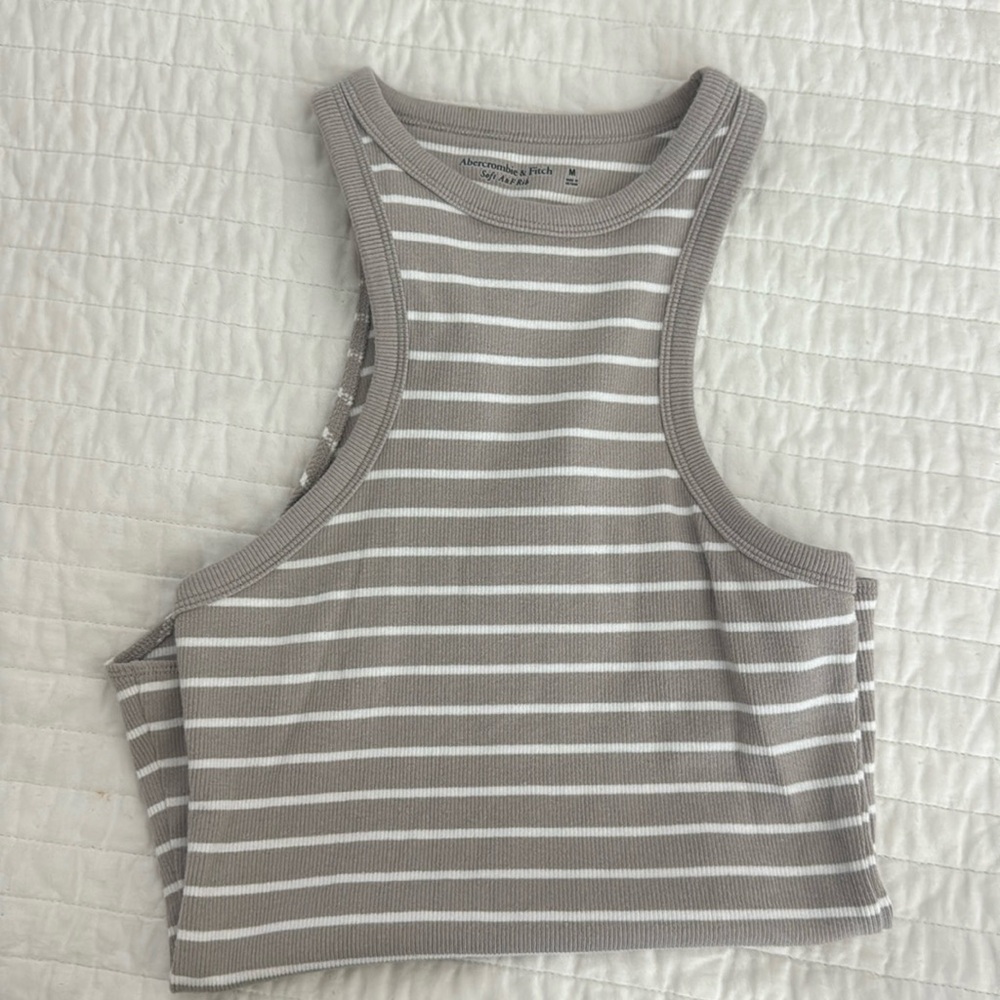 Abercrombie & Fitch Striped Rib Body Suit size M